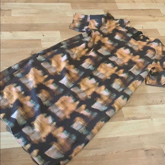 COS Dresses & Skirts - Cos watercolour viscose shift dress sz s